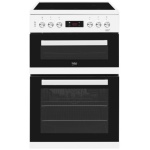 Beko KDC653W 60cm Electric Cooker with Ceramic Hob - White