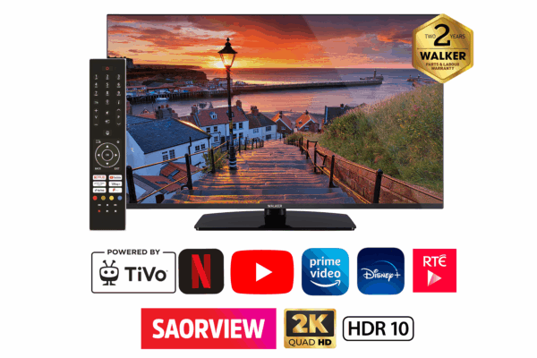 Walker WPS2K43241 43" Full HD Smart TIVO LED TV with Satellite Tuner 2 Year Warranty