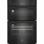 Beko BBDF22300B Built In Electric Double Oven - Black