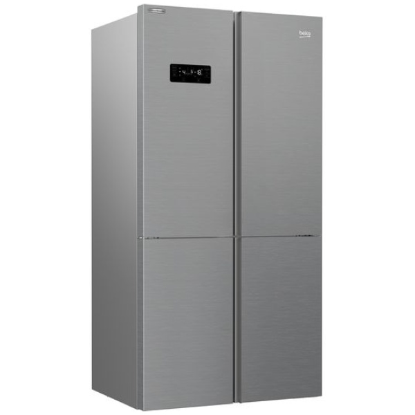 Beko Mn1436224ps 4 Door American Fridge Freezer Stainless Steel 2 Year Warranty Appliances Delivered 2 U