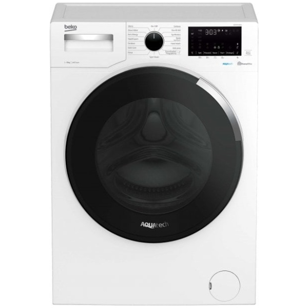 BEKO Pro AquaTech WEY84P64EW Bluetooth 8 kg 1400 Spin Washing Machine – White