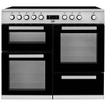 Beko KDVC100X 100cm Electric Range Cooker - Stainless Steel