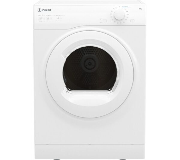INDESIT I1D80W UK 8 kg Vented Tumble Dryer - White