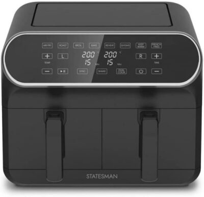 Statesman SKAF0817BK Digital Dual Zone Air Fryer - Black