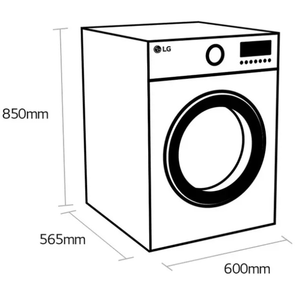 washing machine recess dimensions