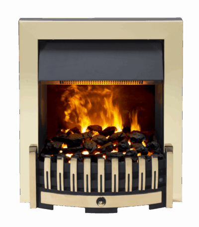 Danville DNV20AB Optimyst Electric Inset Fire – Brass