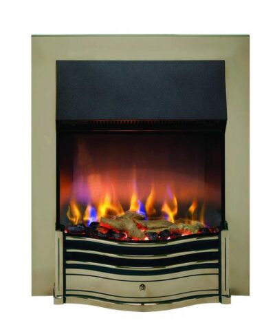 Dumfries DMF20AB Antique Brass Optiflame 3D Electric Inset Fire