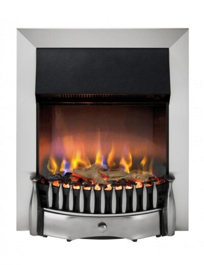 Braemar BMR20CH Optiflame 3D Electric Inset Fire, Chrome