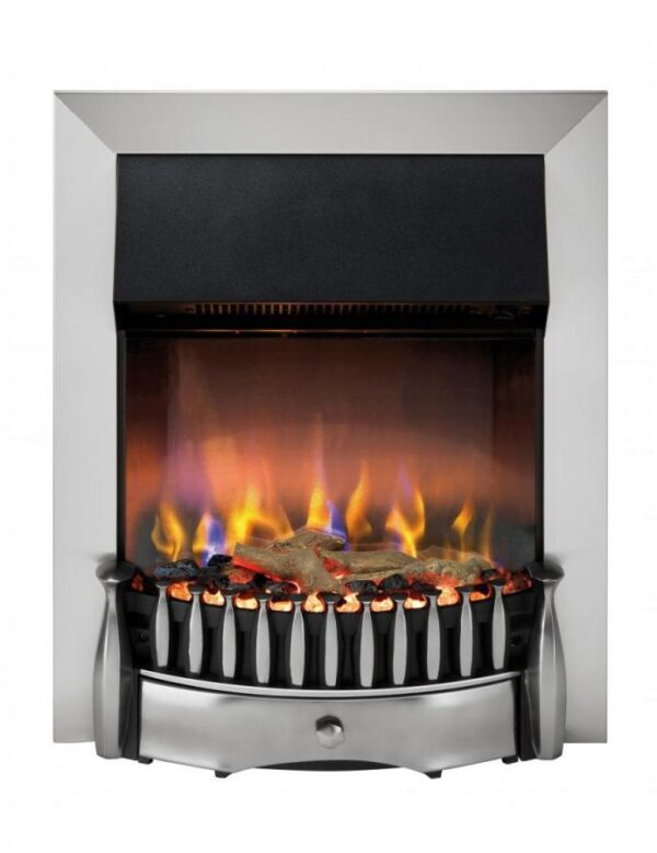 Braemar BMR20CH Optiflame 3D Electric Inset Fire, Chrome