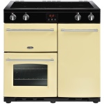 Belling Farmhouse FH90EICH 90cm Electric Induction Range Cooker - Cream