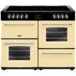 Belling Farmhouse FH110ECR 110cm Electric Ceramic Range Cooker-Cream - 444444150