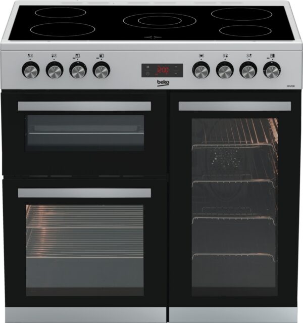 Beko KDVC90X 90cm Electric Range Cooker - Stainless Steel