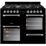 LEISURE CK100F232K 100cm Cookmaster Dual Fuel Range Cooker-Black