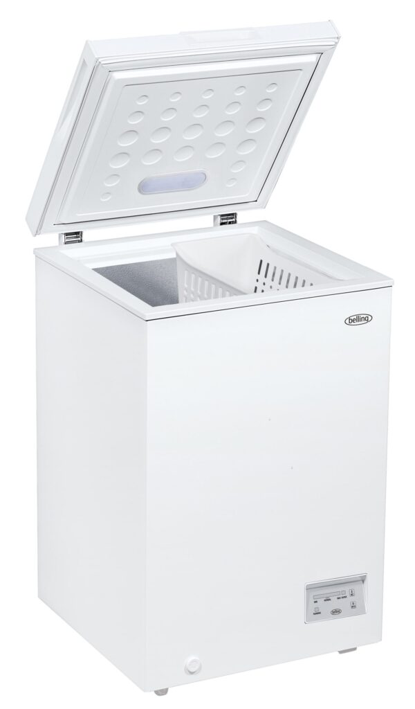 Belling BCFE101 98L Chest Freezer with ‘Frost Shield’ – White