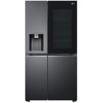 LG InstaView GSXV90MCAE American-Style Smart Fridge Freezer - Matte Black
