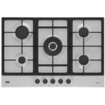 Beko NIYG32SXE 75cm Gas Hob - Stainless Steel