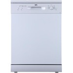 SIA SFSD60W 60cm White Freestanding Dishwasher, 12 Place - White