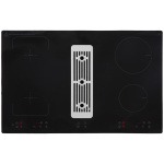 SIA IHDR80BL 80cm Black Induction Hob With Built In Downdraft Extractor Fan & Filter (2Year Warranty *)
