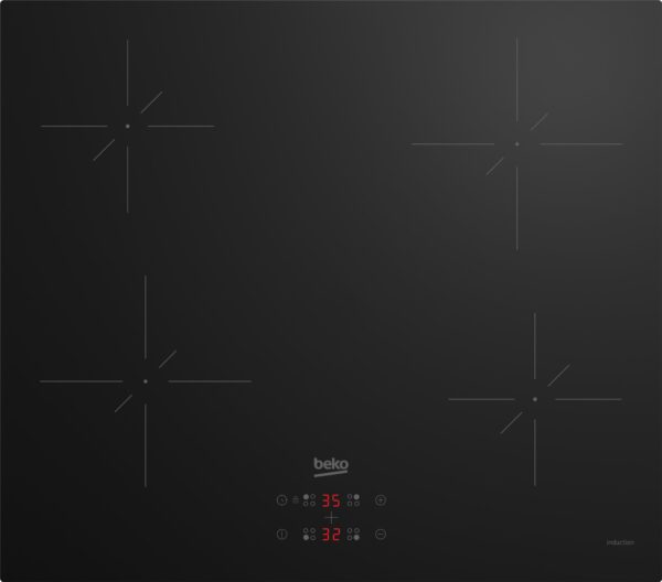 BEKO HII64401QT 59 cm Electric Induction Hob - Black (2 Year Warranty *)