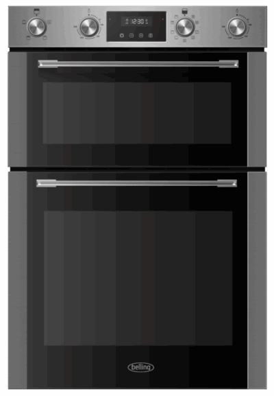 Belling BI904MFSTA Built In Double Oven - Stainless Steel
