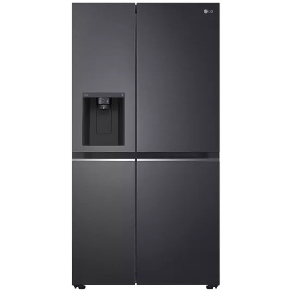 LG NatureFRESH GSLV70MCTD American-Style Smart Fridge Freezer - Matte Black (2Year Warranty)