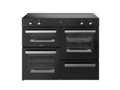 Belling CC110EiBLK Cookcentre 110cm Electric Induction Range Cooker-Black