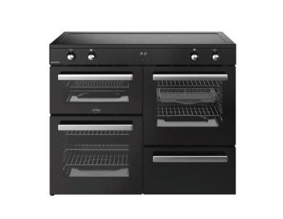 Belling CC110EiBLK Cookcentre 110cm Electric Induction Range Cooker-Black