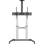 TTAP CART-03 1292 mm TV Stand with Bracket - Aluminium (Up To 100")