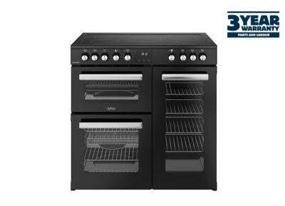 Belling CC90EBLK 90cm Cookcentre Electric Rangecooker - Black (3 Year Warranty)