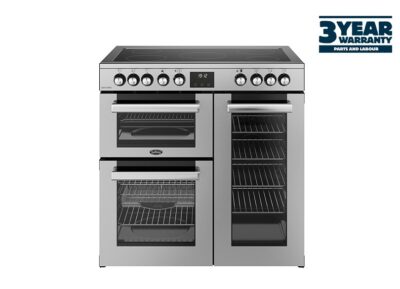 Belling CC90ESTA  90cm Cookcentre Electric Rangecooker - Stainless Steel (3 Year Warranty)
