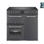 Belling FH90EANT 90cm Farmhouse Electric Rangecooker - Anthricite (3 Year Warranty)