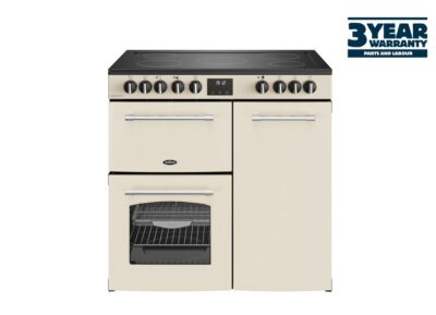 Belling FH90ECRM 90cm Farmhouse Electric Rangecooker - Cream (3 Year Warranty)