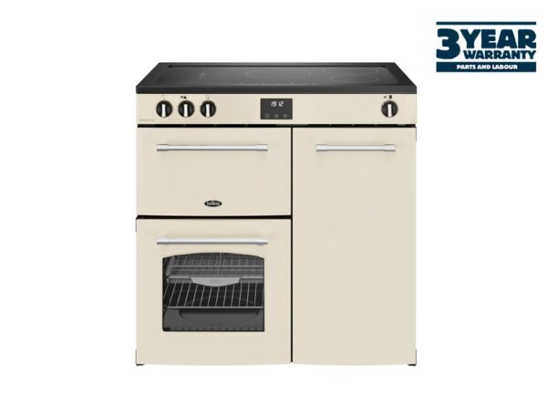 Belling FH90EiCRM 90cm Farmhouse Induction Rangecooker - Cream (3 Year Warranty)
