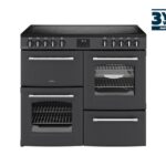 Belling FH100EANT 100cm Farmhouse Electric Rangecooker - Antheracite (3 Year Warranty)