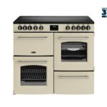 Belling FH100ECRM 100cm Farmhouse Electric Rangecooker - Cream (3 Year Warranty)