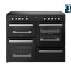 Belling CC110EBLK Cookcentre 110cm Electric Rangercooker - Black (3 Year Warranty)