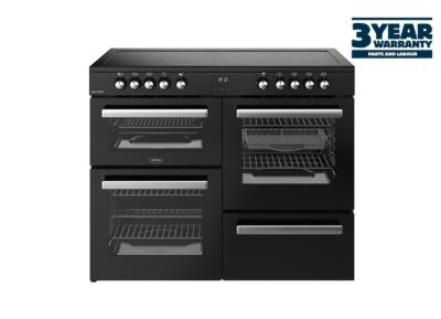 Belling CC110EBLK Cookcentre 110cm Electric Rangercooker - Black (3 Year Warranty)