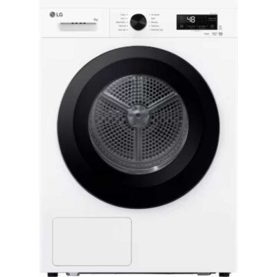 LG RHX1009NWK 9kg Dual Inverter Heat Pump Tumble Dryer - White (2 Year Warranty)