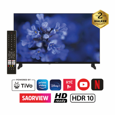 WALKER WPSBF32252HD 32″ HD Ready TIVO Smart Television Black – 2 Year Warranty