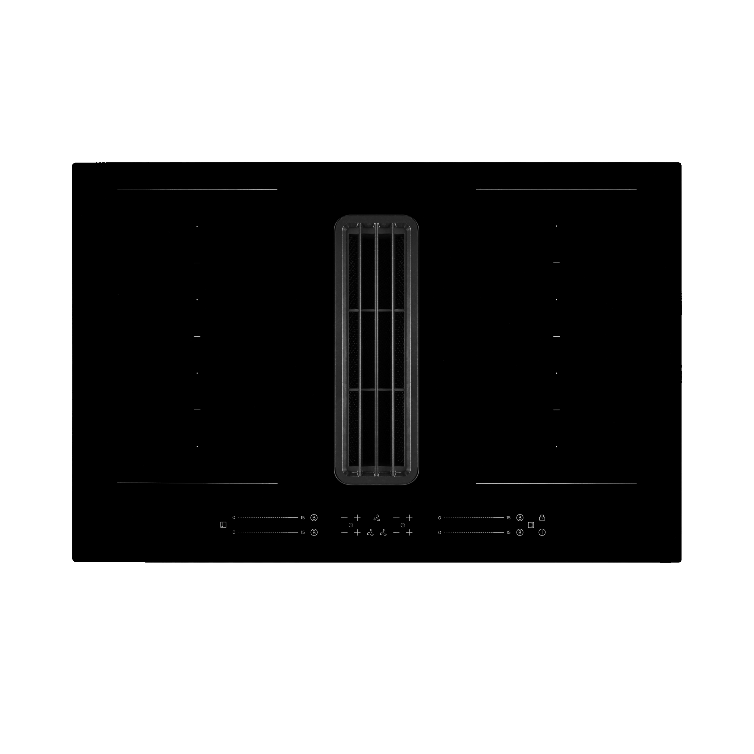 Montpellier MDAVIN80DF 80cm Vented Induction Hob 80cm Vented Induction Hob - Twin Flex Zones & Fitting Kit