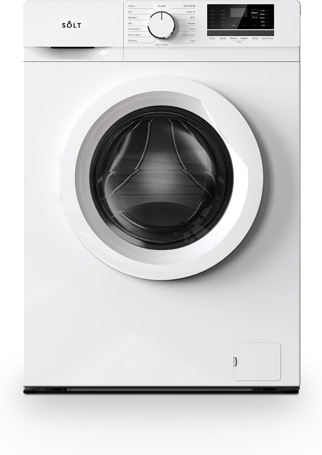 SOLT SOLWM814W 8kg 1400rpm Freestanding Washing Machine - White (2 Year Warranty)