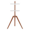 TTAP Tripod-Light TV Stand with Bracket Up To 65" - Light Wood