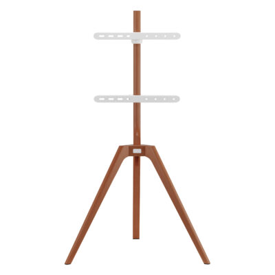 TTAP Tripod-Light TV Stand with Bracket Up To 65" - Light Wood